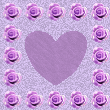 薔薇　ハート　紫　背景